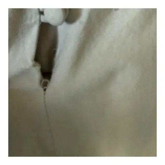 BCBGMAXAZRIA Floral Embroidered Flared A-Line Skirt Tan Neutral 100% Cotton L - Picture 7 of 13